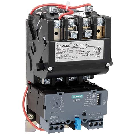 siemens motor starter enclosure